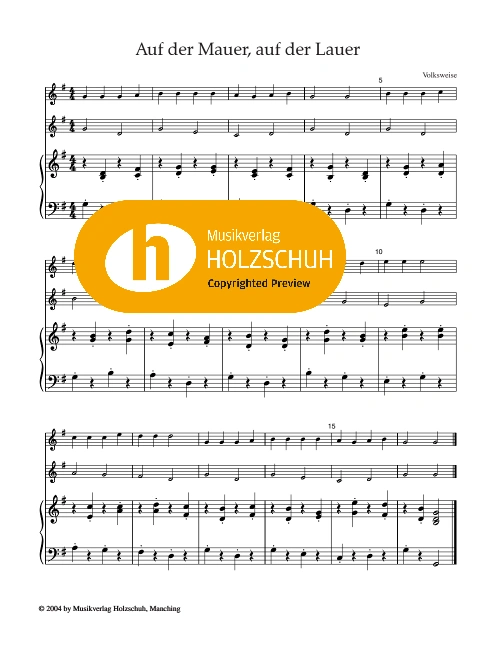 Auf der Mauer, auf der Lauer